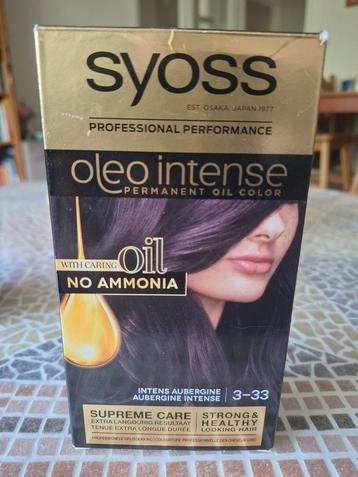 Syoss 3-33 aubergine intense haarverf zonder ammoniak beschikbaar voor biedingen