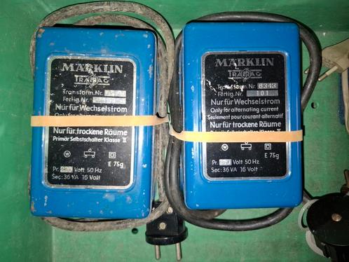 2 licht trafos van marklin jaren 50, Hobby en Vrije tijd, Modeltreinen | H0, Gebruikt, Transformator of Voeding, Wisselstroom