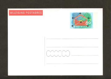 Wijziging Postadres Geuzendam 1e, achterzijde onbedrukt. beschikbaar voor biedingen