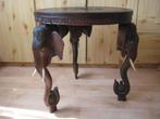 Tafel  uit afrika gedateerd 1955, Huis en Inrichting, Tafels | Eettafels, Ophalen, Gebruikt, 50 tot 100 cm, Rond