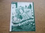AAN HET NOORDZEESTRAND, Muziek en Instrumenten, Bladmuziek, Gebruikt, Accordeon, Ophalen of Verzenden, Artiest of Componist