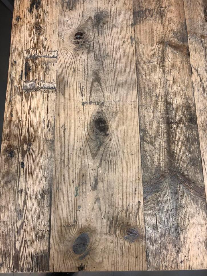 Wagonplanken grenen, wagondelen, sloophout treinplanken, Doe-het-zelf en Verbouw, Hout en Planken, Gebruikt, Grenen, Ophalen