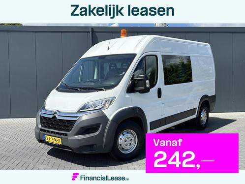 Citroën Jumper 35 2.2 HDI 131 PK DC Zwaar / L2H2 / 7-PERS D, Auto's, Bestelauto's, Bedrijf, Lease, Financial lease, ABS, Achteruitrijcamera