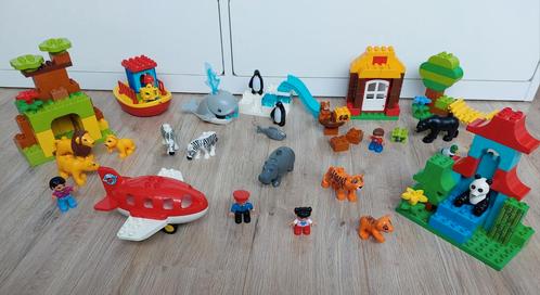Duplo - Rond de wereld #10805, Kinderen en Baby's, Speelgoed | Duplo en Lego, Zo goed als nieuw, Duplo, Complete set, Ophalen of Verzenden