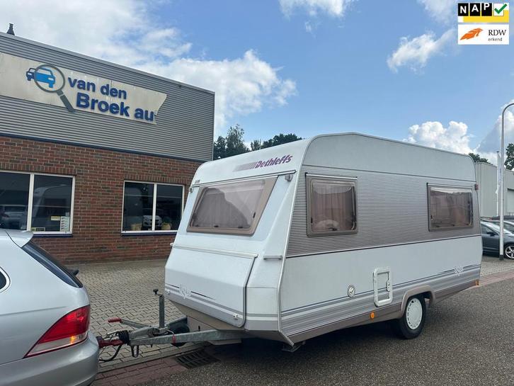 Dethleffs RM3 MET TREINZIT, CASSETTETOILET VOORTENT EN LUIFE, Caravans en Kamperen, Caravans, 750 - 1000 kg, Dethleffs, Luifel