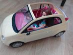 Barbie met haar fiat500 auto, Kinderen en Baby's, Speelgoed | Speelgoedvoertuigen, Ophalen of Verzenden, Gebruikt