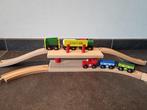 Houten trein - Station, Ophalen of Verzenden, Zo goed als nieuw, Overige typen