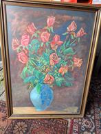 Wagner Schilderij - Bloemen in Vaas, Antiek en Kunst, Kunst | Schilderijen | Klassiek, Ophalen of Verzenden