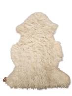 Vintage wool Schapenvacht furry fluffy natural 77x104cm, Huis en Inrichting, 100 tot 150 cm, Zo goed als nieuw, Crème, 50 tot 100 cm