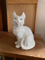 Groot poezenbeeld Italy mer mooie blauwe ogen, Verzamelen, Ophalen of Verzenden, Dier