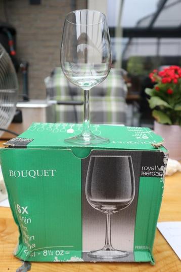 Wijnglas/Port glas Leerdam Bouquet 23cl 42 stuks (7x6) beschikbaar voor biedingen