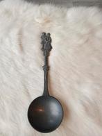 Vintage tinnen bruidspaar lepel, Antiek en Kunst, Ophalen of Verzenden