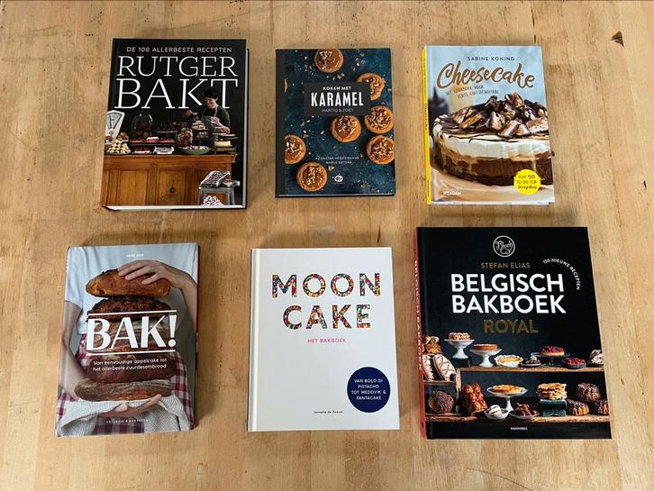 Partij bakboeken, Boeken, Kookboeken, Gelezen, Nederland en België, Ophalen of Verzenden