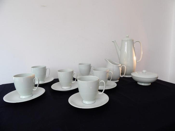Mosa fifties mokka Servies Wilma, E.Bellefroid, Antiek en Kunst, Antiek | Servies compleet, Ophalen of Verzenden