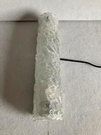 Vintage ijsglazen wandlamp met ijsglas jaren 60, Ophalen of Verzenden, Gebruikt, Glas