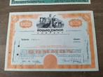 Certificaat van 100 shares "Howard Johnson Company", Ophalen, 1950 tot 1970, Aandeel