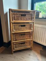 Rotan kastje, Huis en Inrichting, Kasten | Ladekasten, Ophalen, Minder dan 50 cm, Zo goed als nieuw, Minder dan 100 cm