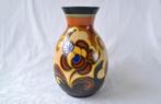 PlaZuid PZH, Leen Muller 1932 – Platelen Art Deco Vaas, 27cm, Ophalen of Verzenden