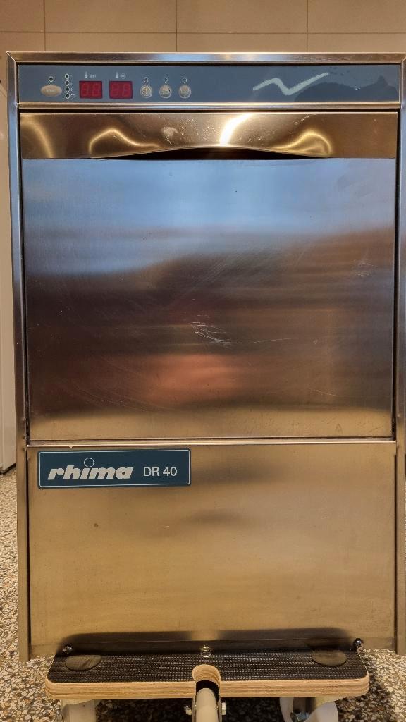 rhima glazenspoelmachine / vaatwasser DR40 E Plus, Zakelijke goederen, Horeca | Keukenapparatuur, Wassen en Drogen, Gebruikt, Ophalen
