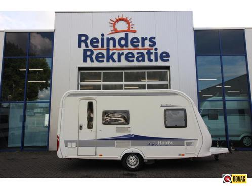 Hobby Excellent 410 SFE Mover, Voortent,, Caravans en Kamperen, Caravans, Bedrijf, tot en met 4, Treinzit, Hobby, Frans bed, Vast bed