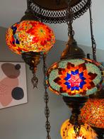 Handgemaakte Turkse Mozaïek Hanglamp, Ophalen, Zo goed als nieuw, Glas, 50 tot 75 cm