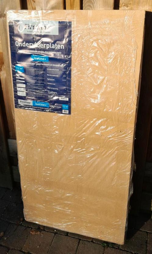 Ondervloerplaten Isoline+ 10 mm, 5 m2, 60 x 120 cm,, Doe-het-zelf en Verbouw, Vloerdelen en Plavuizen, Zo goed als nieuw, Laminaat