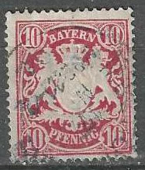 Bayern 1888/1904 - Yvert 63 - Stadswapen in relief (ST), Postzegels en Munten, Postzegels | Europa | Duitsland, Gestempeld, Duitse Keizerrijk