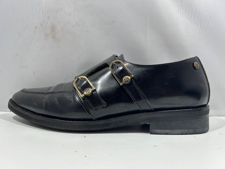 Tommy Hilfiger, maat 38 stijlvolle zwarte gesp schoenen, Kleding | Heren, Schoenen, Zo goed als nieuw, Gespschoenen, Zwart, Verzenden