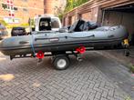 Raptor boot 4 meter met trailer, Gebruikt, Benzine, Minder dan 70 pk, Overige materialen