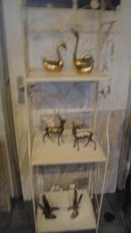 etagere massief metaal c reme kleur voor binnen of buiten, Tuin en Terras, Ophalen