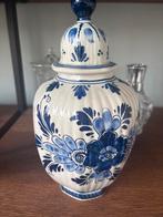 Delfts Blauw Vaas met Deksel, Antiek en Kunst, Antiek | Vazen, Ophalen of Verzenden