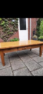 Houten salontafel., Huis en Inrichting, Ophalen, Gebruikt, 100 tot 150 cm, 50 tot 100 cm