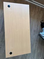 Groot Houten Bureau 160x80cm, Huis en Inrichting, Bureaus, Ophalen, Gebruikt, Bureau