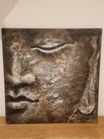 Buddha Wanddecoratie – Handgemaakt Structuur Schilderij – To, Ophalen