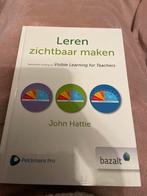 John Hattie - Leren zichtbaar maken, Boeken, John Hattie, Ophalen of Verzenden, Zo goed als nieuw, Nederlands