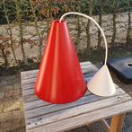 Vintage - Hanglamp - IKEA - Kegelvorm - Rood - Metaal -*, Huis en Inrichting, Lampen | Hanglampen, Gebruikt, Ophalen of Verzenden
