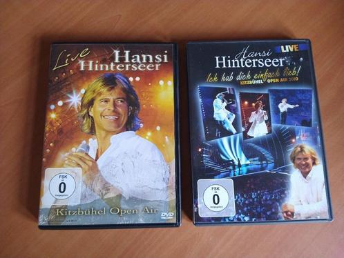 2 DVD's Hansi Hinterseer, Cd's en Dvd's, Dvd's | Muziek en Concerten, Zo goed als nieuw, Muziek en Concerten, Alle leeftijden