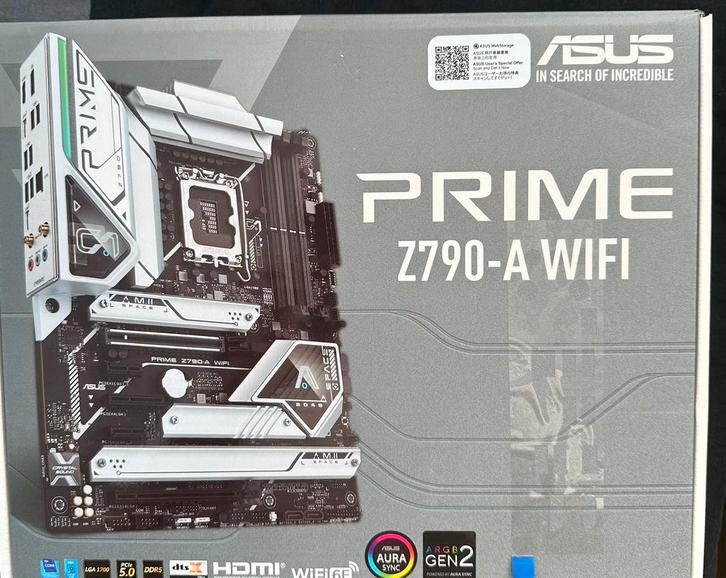 Asus Prime Z790-A WIFI, Computers en Software, Moederborden, Zo goed als nieuw, Intel, DDR5, Ophalen of Verzenden
