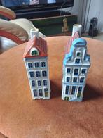 Twee Delfts Blauwe Huisjes - Bensdorp Cacao, Info@bensdorp.nl, Wit, Aardewerk of Porselein, Zo goed als nieuw