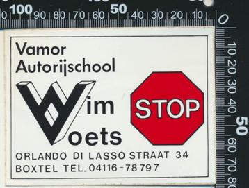 Sticker: Vamor Autorijschool Wim Voets - Boxtel beschikbaar voor biedingen