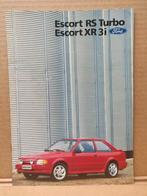Ford Escort RS Turbo / XR3i Brochure, Ophalen of Verzenden, Zo goed als nieuw