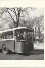 PARIJS AUTOBUS VOL ACHTERBALKON ROBERT DIOSNEAU 1950, Ophalen of Verzenden, 1940 tot 1960, Ongelopen, Voertuig