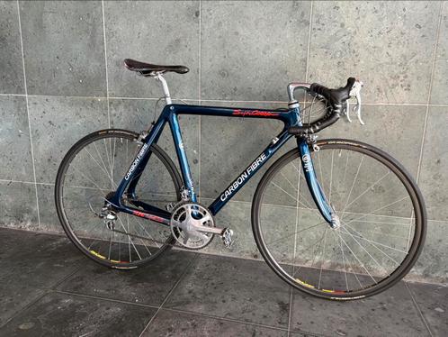 C4 “super sorsa” Carbon Fibre racefiets dura ace groep mavic, Fietsen en Brommers, Fietsen | Racefietsen, Gebruikt, Overige merken
