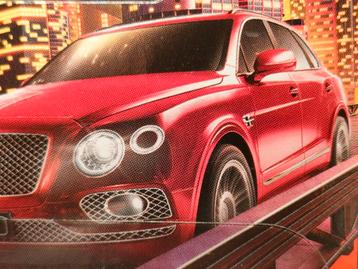 2016 Bentley Bentayga rood Match Box 1:64 beschikbaar voor biedingen