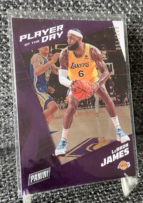 LeBron James /199 Panini NBA card Los Angeles Lakers, Hobby en Vrije tijd, Stickers en Plaatjes, Nieuw, Plaatje, Ophalen of Verzenden