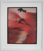 schilderij Danseres 60x70cm, Minder dan 50 cm, Ophalen of Verzenden, Zo goed als nieuw, Schilderij