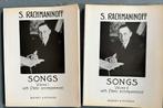 Bladmuziek zang+piano Rachmaninoff Songs liederen Chansons, Ophalen of Verzenden, Zo goed als nieuw, Les of Cursus