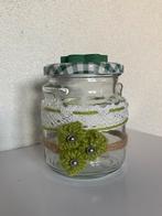 Versied galzen potje, Ophalen of Verzenden, Zo goed als nieuw, Glas, Pot, Bus of Blik