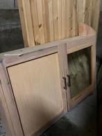 Handgemaakte kast met spiegeldeur - Uniek!, Huis en Inrichting, Kasten | Buffetkasten, Gebruikt, 100 tot 150 cm, Ophalen of Verzenden