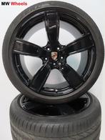 Originele Porsche Cayenne Coupe 22 inch velgen zomerbanden, Gebruikt, 285 mm, Banden en Velgen, Overige maten